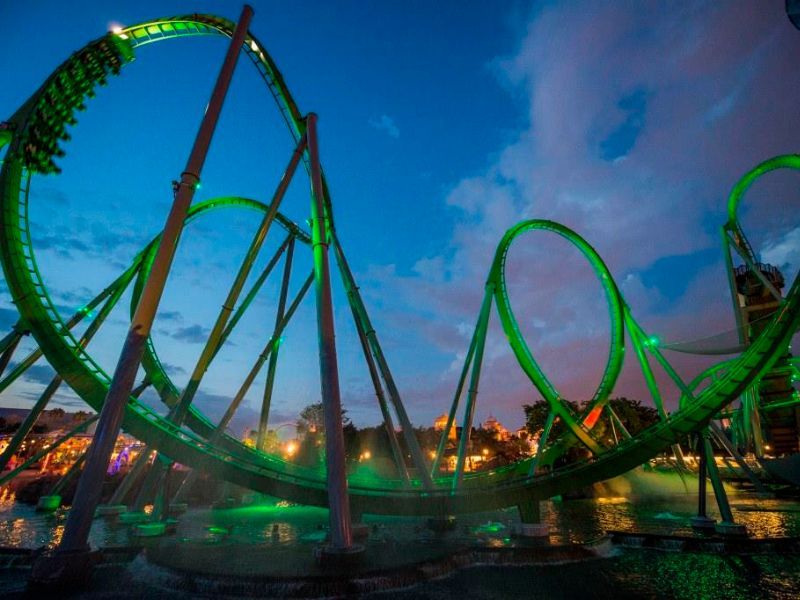Incredible Hulk Coaster © universal orlando resort