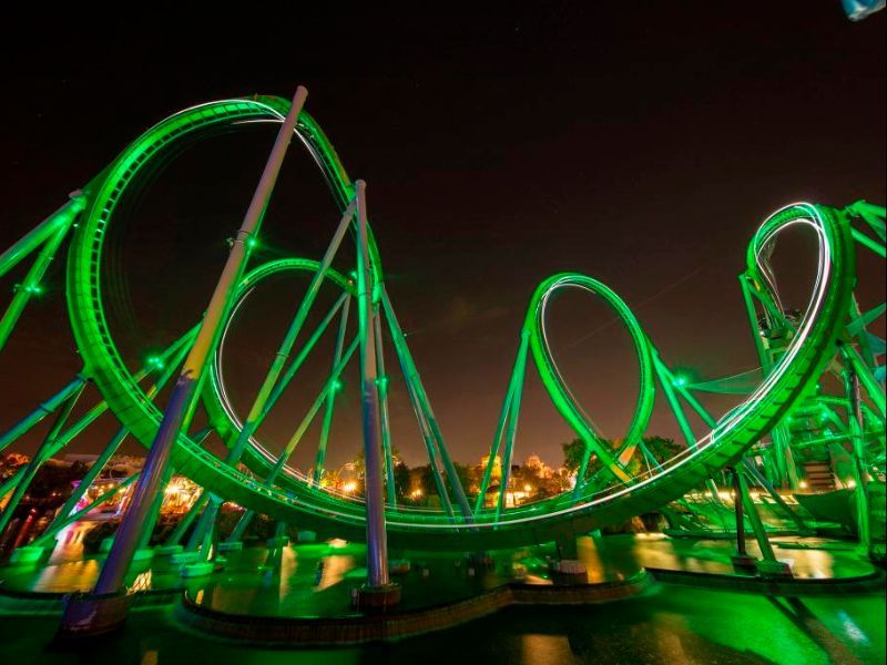 The Incredible Hulk Coaster © universal orlando resort