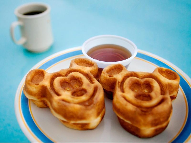 Waffle do Mickey