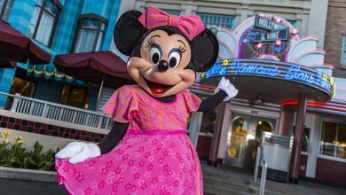 Foto de Mudança no almoço com personagens no Hollywood Studios