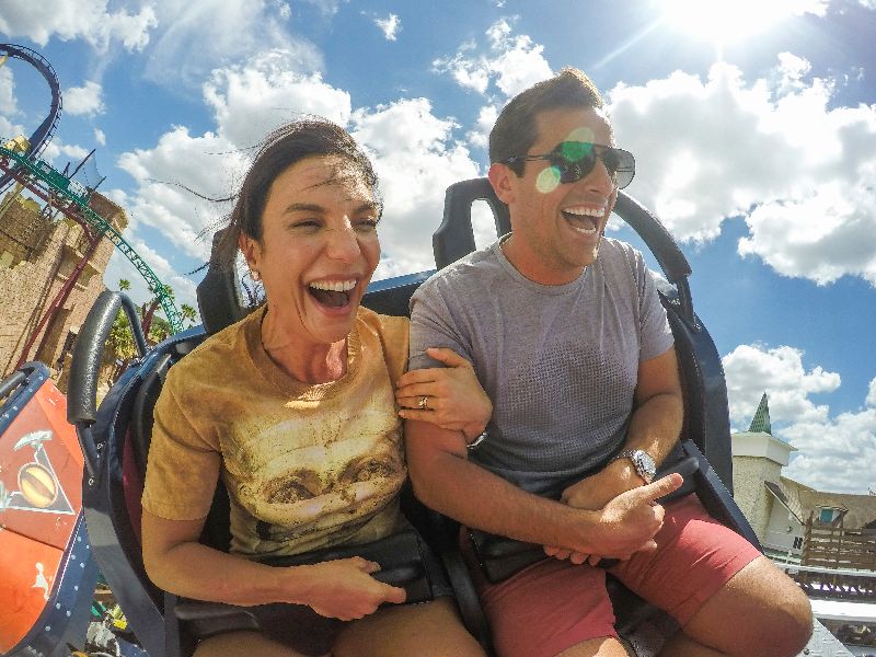 Foto de Fã de adrenalina Ivete Sangalo curte Busch Gardens ao lado de amigos