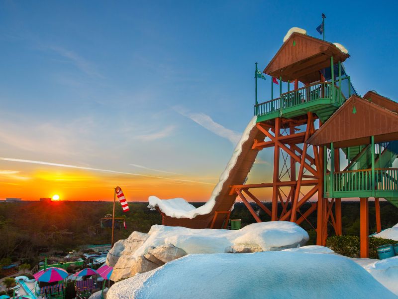 Foto de Altura mínima para participar das atrações do Disney´s Blizzard Beach