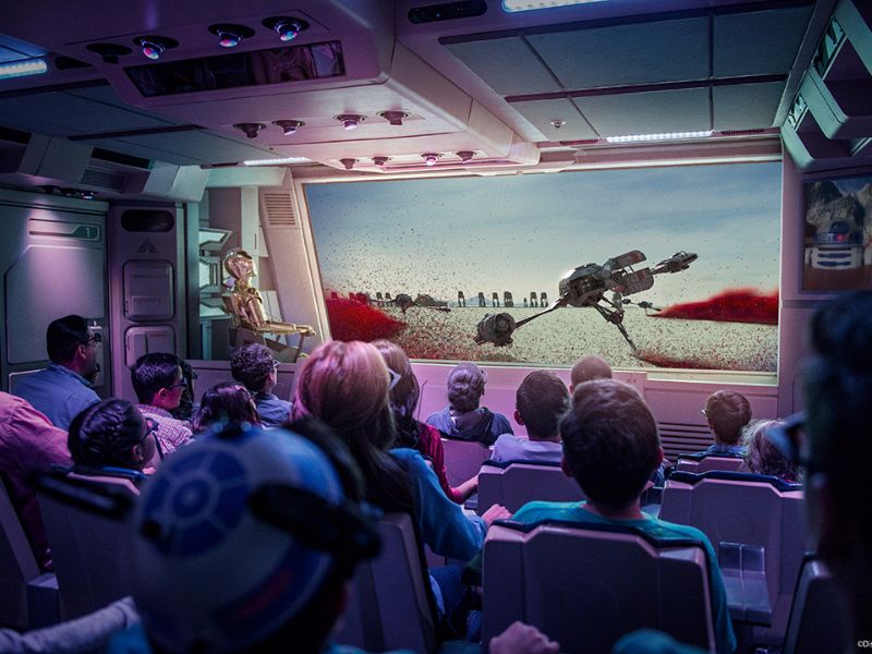 Foto de Nova cena do simulador Star Tours