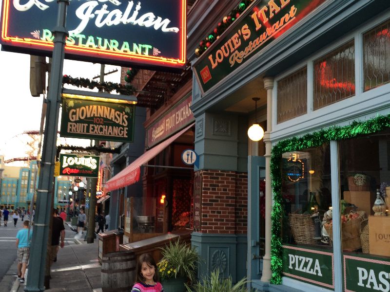 Louie´s Italian Restaurant Universal Studios Florida