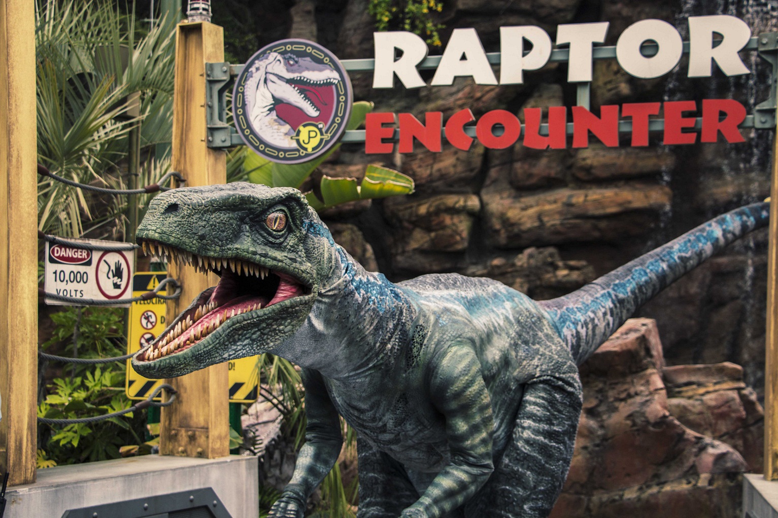 Foto de Encontre a Velociraptor Blue no Universal Orlando Resort