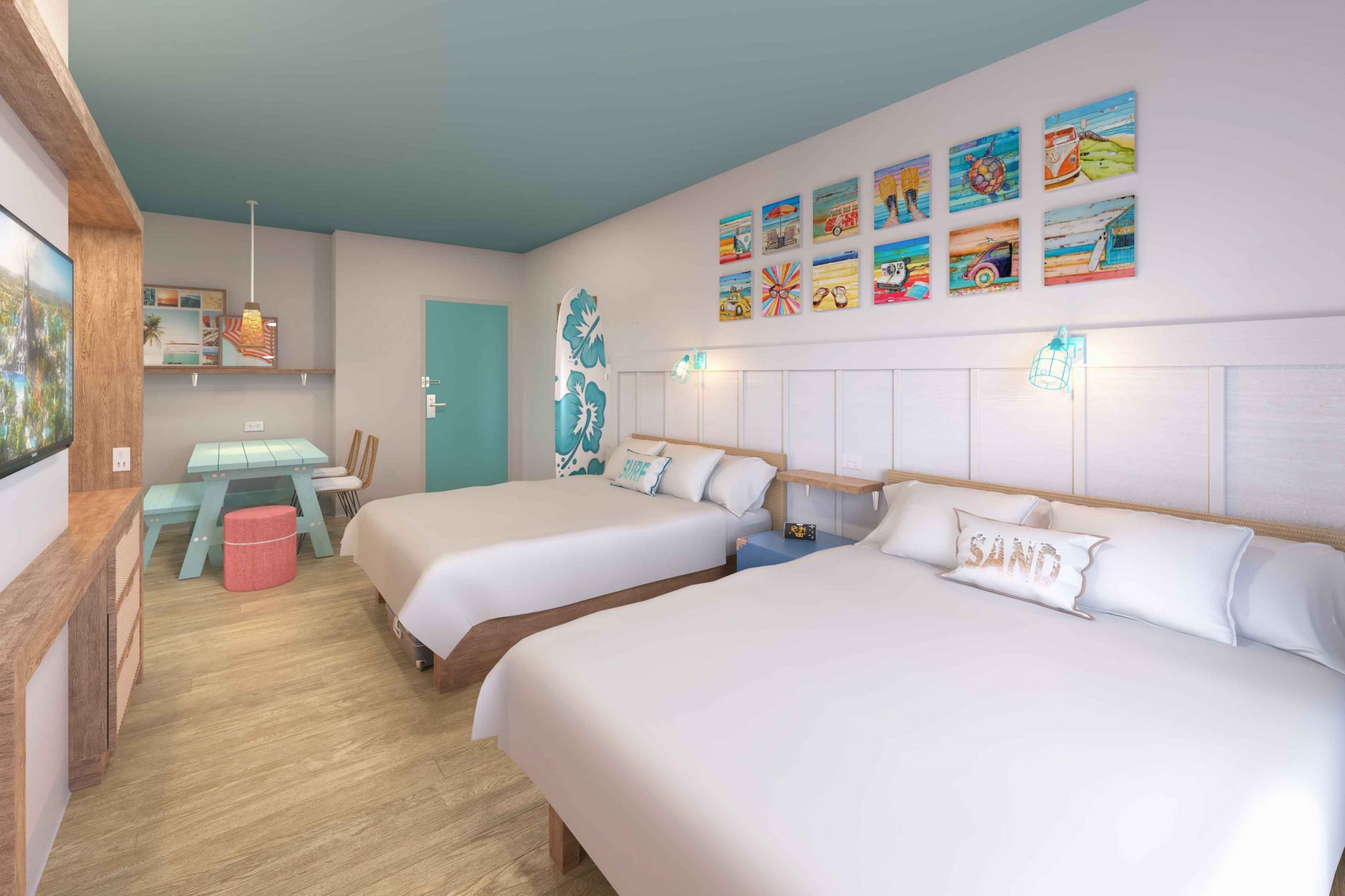 Foto de Novo hotel da Universal, Surfside Inn and Suites, já aceita reserva