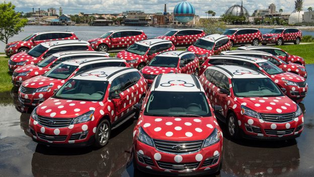 Foto de Minnie Van está disponível para todos os visitantes da Disney
