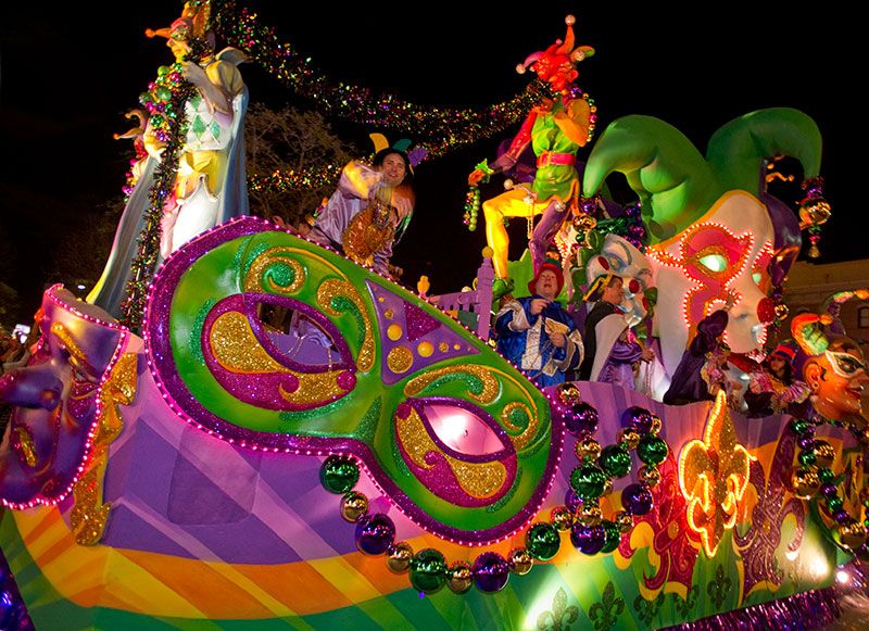 Mardi Gras 2025 no Universal Orlando Resort © 2025 universal orlando resort