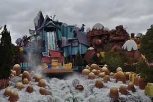 Atração que molha no Islands of Adventure