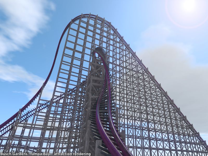 Foto de Busch Gardens Tampa anuncia nova montanha-russa para 2020