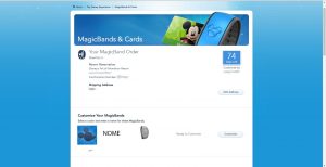 personalização da MagicBand