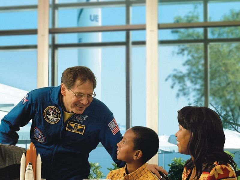 Almoço com astronauta