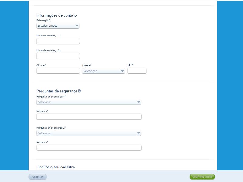 Cadastro no My Disney Experience
