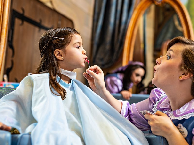 Transformação em princesa