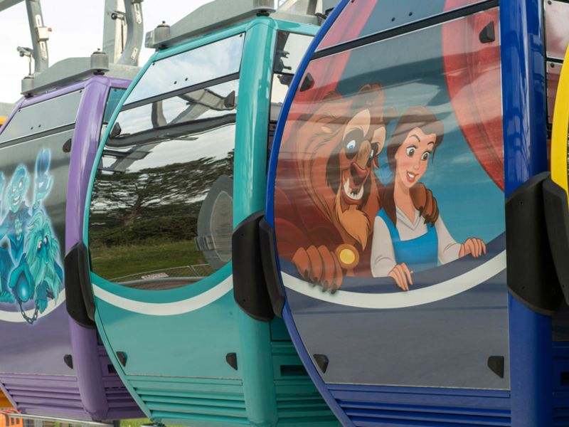 teleférico Disney