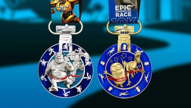Foto de Medalhas da Corrida da Universal