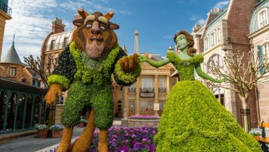 Foto de Claudia Leite no Epcot International Flower & Garden Festival 2020