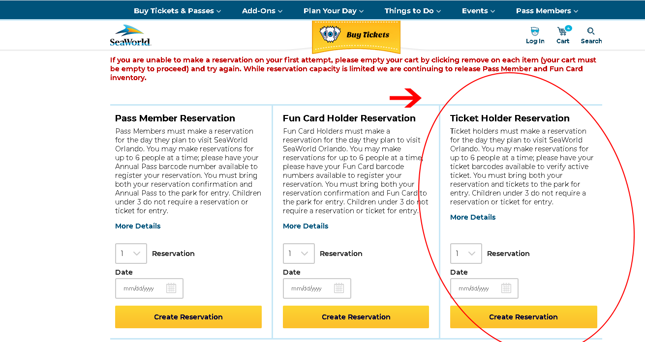 reserva online seaworld