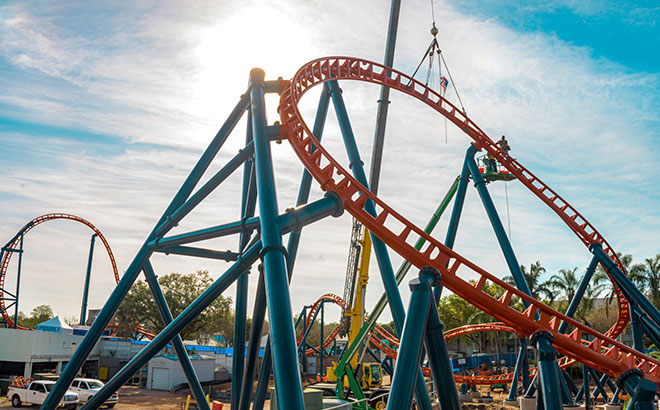 montanha-russa SeaWorld