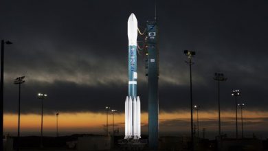 Foto de Parque da NASA adiciona foguete Foguete Delta II
