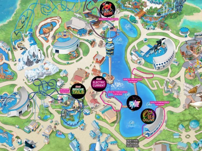 Mapa Eletric Ocean