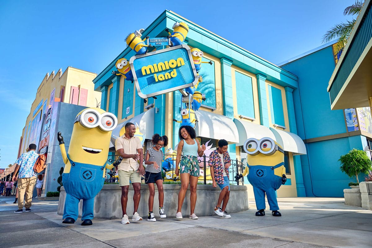 Em qual parque ficam os Minions?