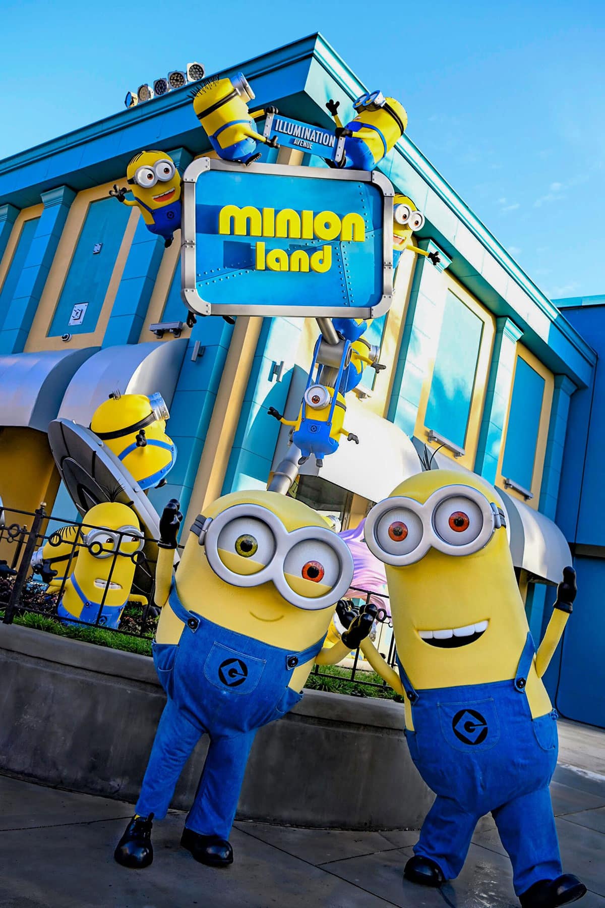 Em qual parque ficam os Minions? © 2023 universal orlando resort