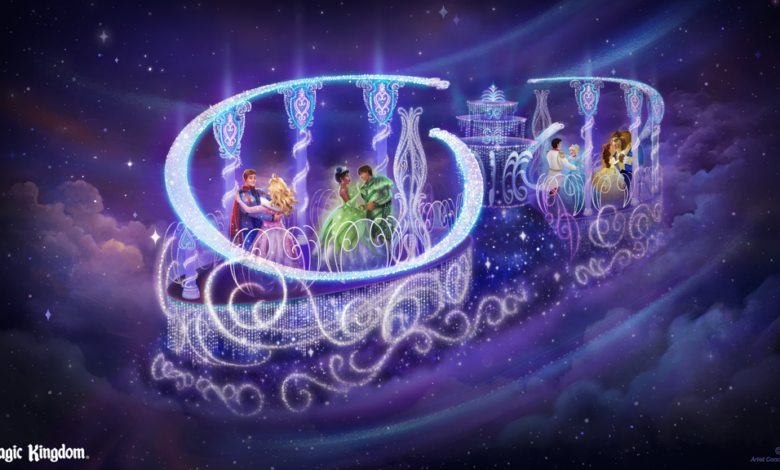 Dê uma espiada no novo desfile noturno da Disney