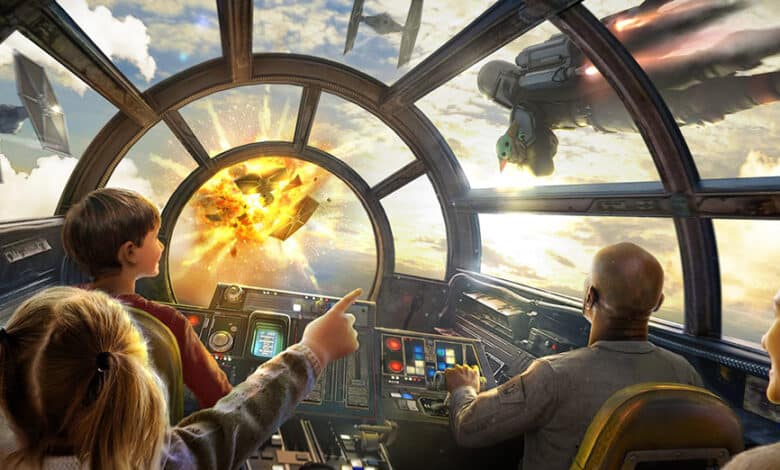 Novidade na atração Millennium Falcon: Smuggler’s Run © disney
