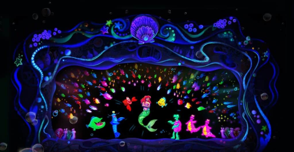 Novo show da Pequena Sereia, Ariel © disney
