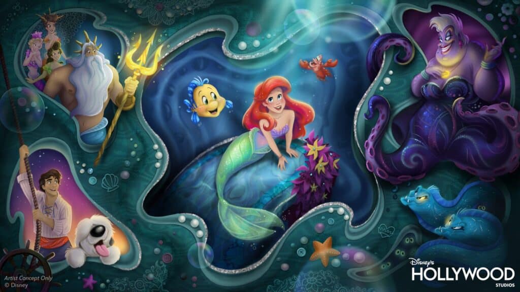 Novo show da Pequena Sereia, Ariel © disney