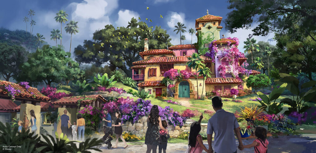 Atrações inspiradas em Encanto © disney