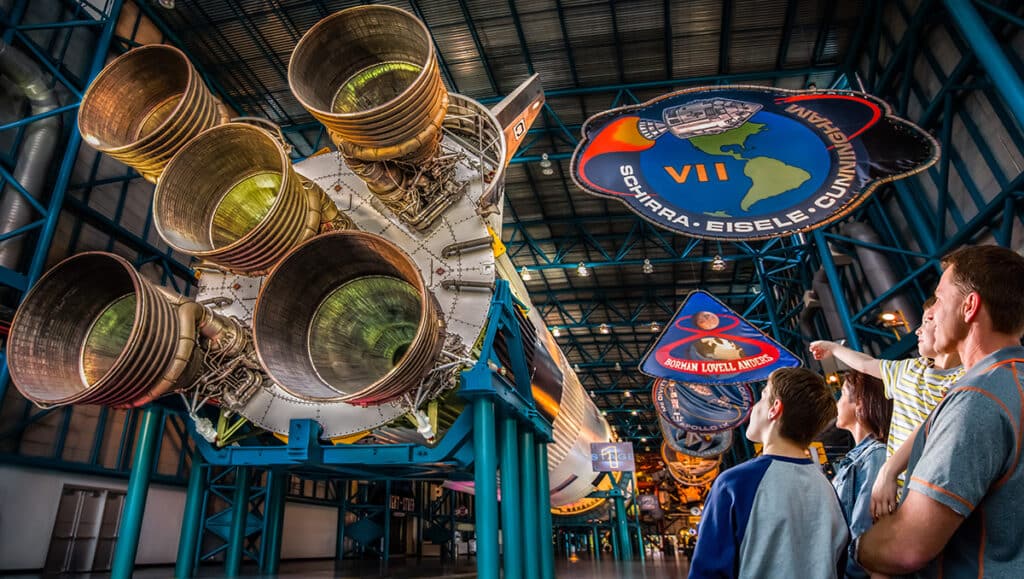 Roteiro do Kennedy Space Center © kennedy space center